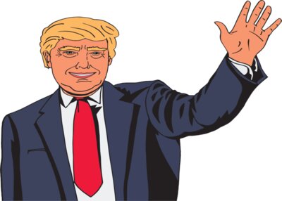 Donald Trump Cartoon converted